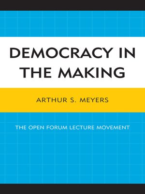 cover image of Democracy in the Making